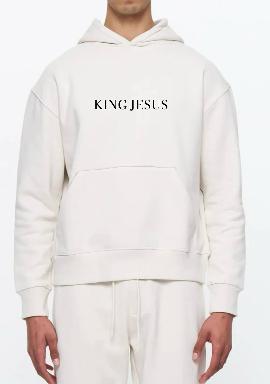 White king Jesus hoodie w back